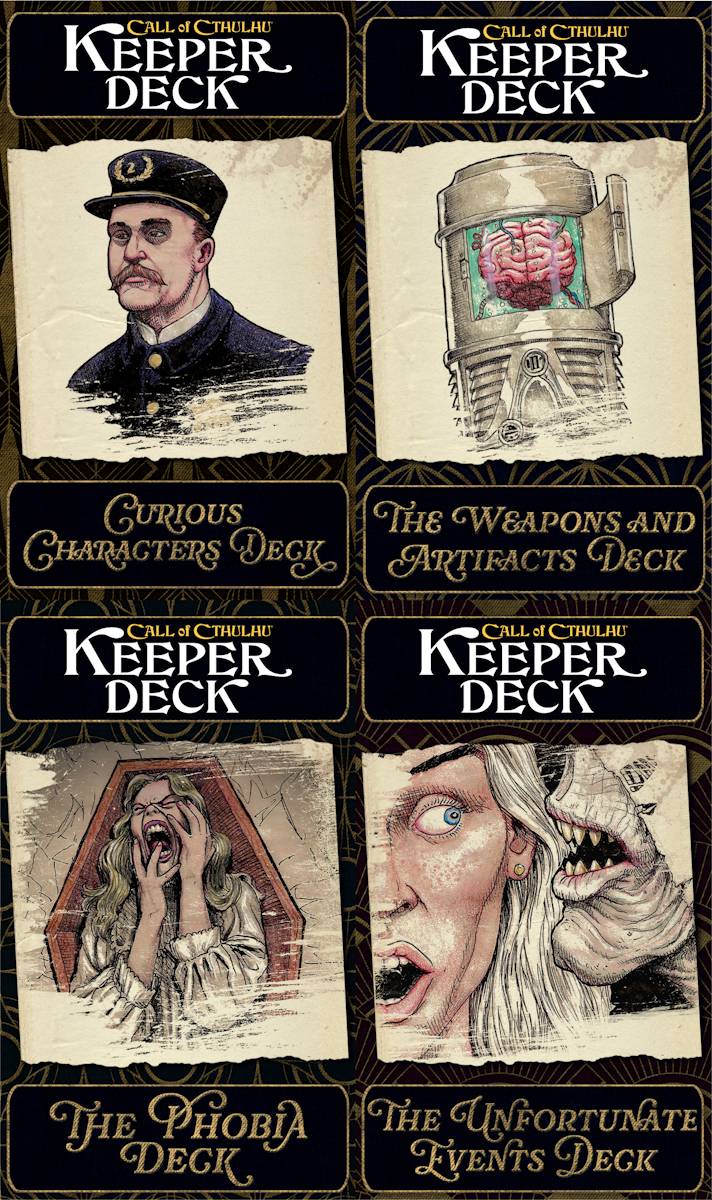 Call of Cthulhu: Keeper Decks (2nd Edition) | Campaign Supplies