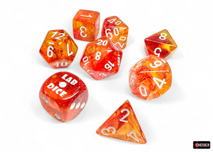 Chessex Lab Dice '9' Polyhedral 7pc Sets - Campaign Supplies