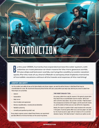 Everyday Heroes: Total Recall Cinematic Adventure - Campaign Supplies