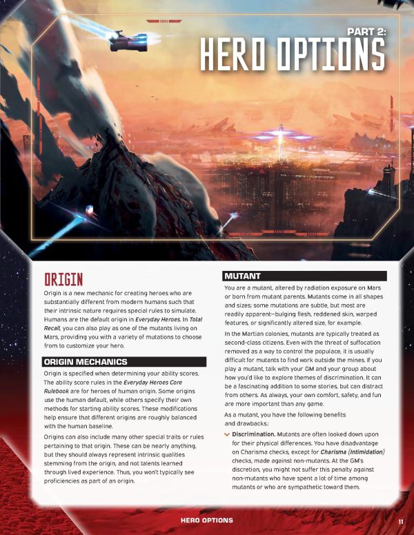 Everyday Heroes Total Recall Cinematic Adventure Campaign Supplies Everyday Heroes Total Recall Cinematic Adventure Campaign Supplies