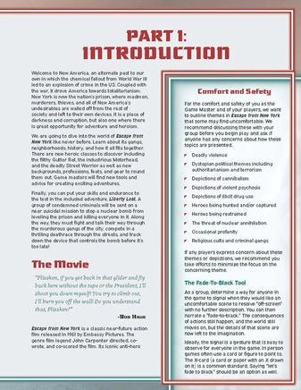 Everyday Heroes:  Escape From New York Cinematic Adventure - Campaign Supplies
