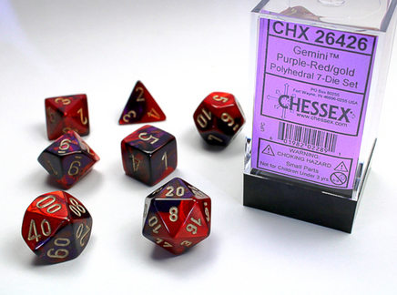 7pc Chessex Gemini Dice Sets - Campaign Supplies