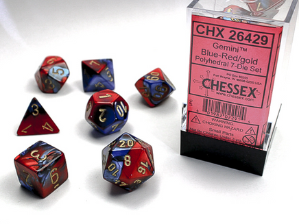 7pc Chessex Gemini Dice Sets - Campaign Supplies
