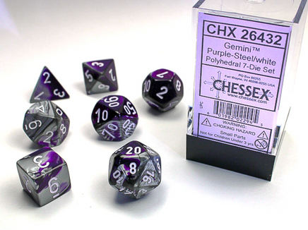 7pc Chessex Gemini Dice Sets - Campaign Supplies