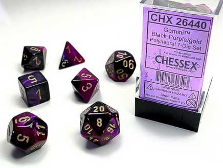 7pc Chessex Gemini Dice Sets - Campaign Supplies