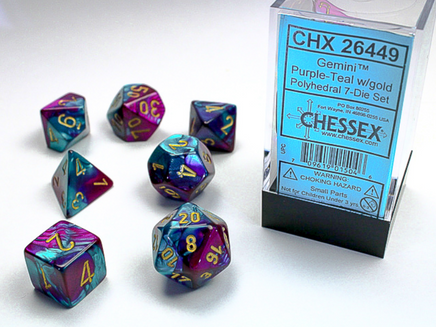 7pc Chessex Gemini Dice Sets - Campaign Supplies
