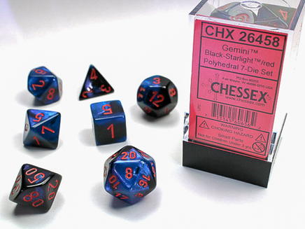 7pc Chessex Gemini Dice Sets - Campaign Supplies