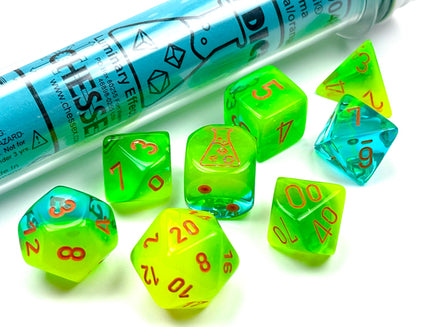 Chessex Lab Dice '5' Polyhedral 7pc Sets - Campaign Supplies