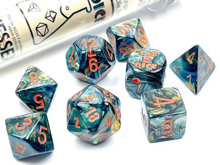 Chessex Lab Dice '5' Polyhedral 7pc Sets - Campaign Supplies