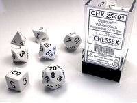 7 pc Chessex Opaque Dice Sets - Campaign Supplies