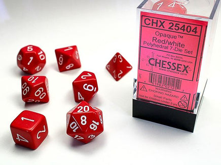 7 pc Chessex Opaque Dice Sets - Campaign Supplies