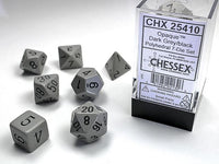 7 pc Chessex Opaque Dice Sets - Campaign Supplies