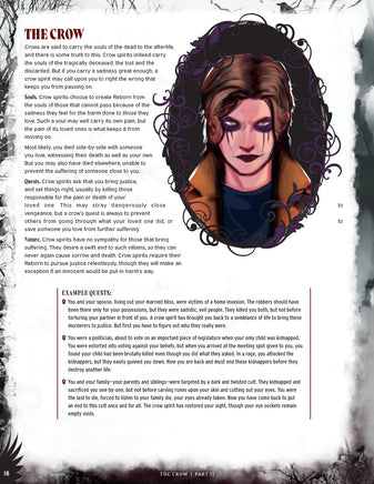 Everyday Heroes:  The Crow Cinematic Adventure - Campaign Supplies