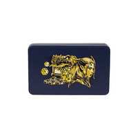 Dice Case: Vibrant Blue / Brass - Campaign Supplies