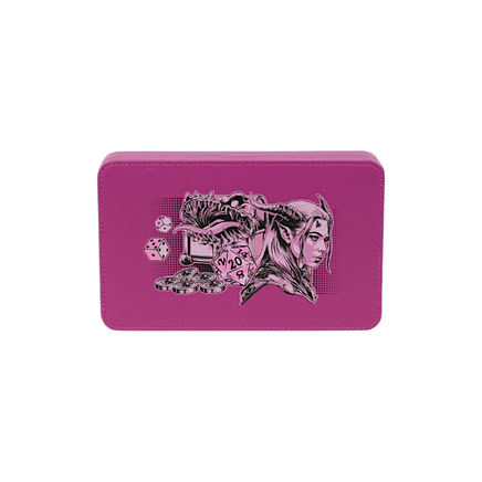 Dice Case: Magenta / Rose - Campaign Supplies