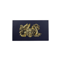 Dice Case: Maxi: Vibrant Blue / Brass - Campaign Supplies