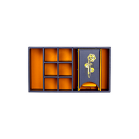 Dice Case: Maxi: Vibrant Blue / Brass - Campaign Supplies