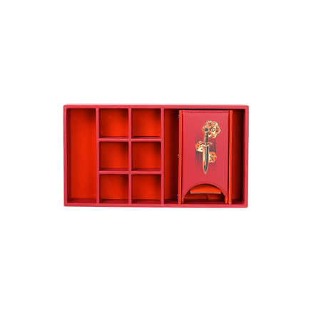 Dice Case: Maxi: Scarlet / Copper - Campaign Supplies