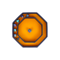 Dice Arena: Vibrant Blue / Brass - Campaign Supplies