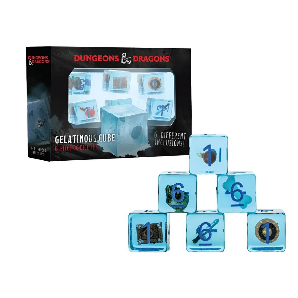 D&D Gelatinous Cube 6-Pack (6d6)| Campaign Supplies