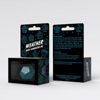 Weather Generator Die: Shimmering Blue & Turquoise