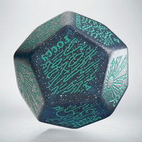 Weather Generator Die: Shimmering Blue & Turquoise