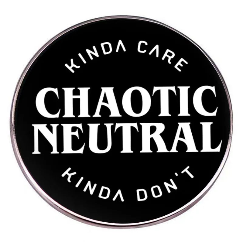 Chaotic Neutral Pin | Campaign Supplies