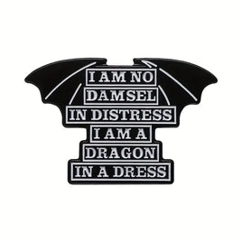 Dragon In a Dress Pin - Campaign Supplies