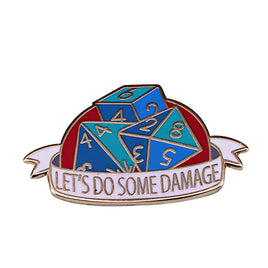 Let's Do Some Damage Pin - Campaign Supplies