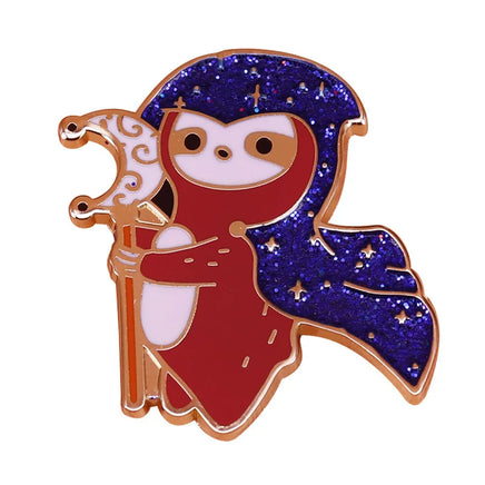 Sloth Wizard Pin - Campaign Supplies