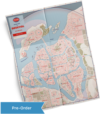 Blades '68 - City Map - Campaign Supplies