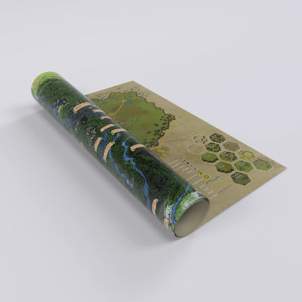 Dolmenwood - Double-Sided Player/Referee's Poster Map - Campaign Supplies