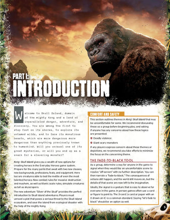 Everyday Heroes:  Kong: Skull Island Cinematic Adventure - Campaign Supplies