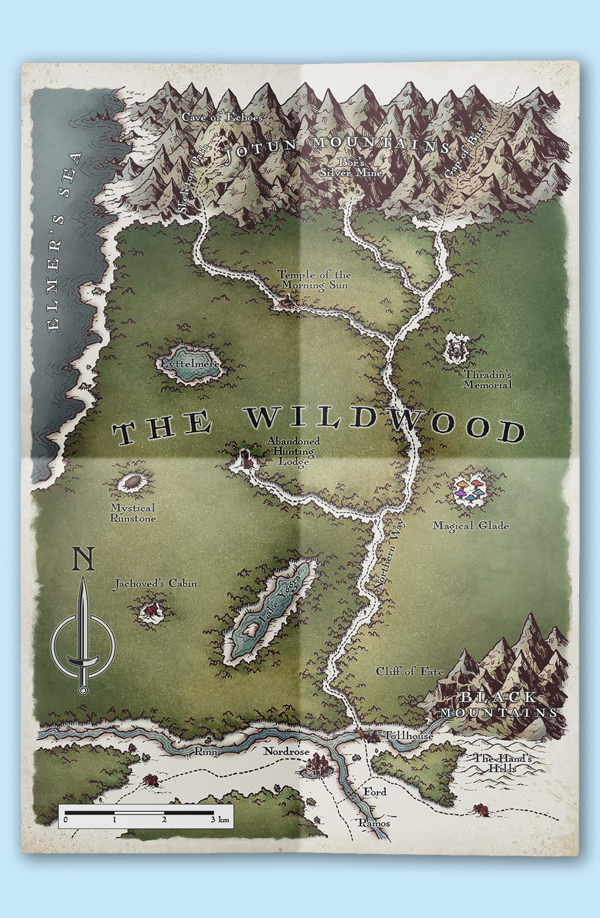 The Creeping Darkness - An Adventure for Dragonbane| Campaign Supplies