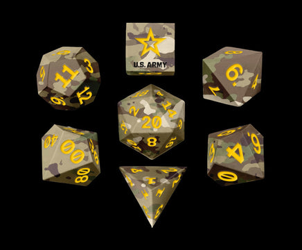 Official U.S. Army Silicone Dice Set - Campaign Supplies