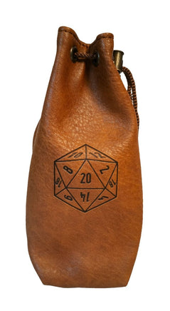 Dice Bag: Small - Brown - Campaign Supplies