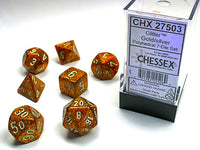 7 pc Chessex Glitter Dice Sets - Campaign Supplies