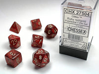 7 pc Chessex Glitter Dice Sets - Campaign Supplies
