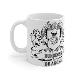 Dungeons & Dragons Crest Coffee Cup - Campaign Supplies