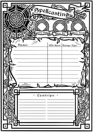 Players Campaign Journal - Red - A5 - Campaign Supplies