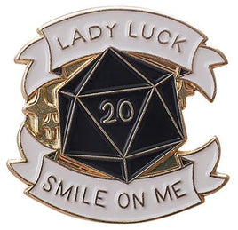 Lady Luck Enamel Pin - Campaign Supplies