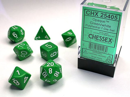 7 pc Chessex Opaque Dice Sets - Campaign Supplies