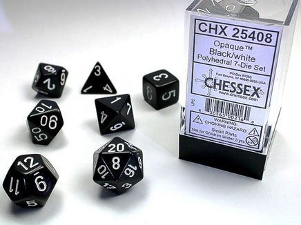 7 pc Chessex Opaque Dice Sets - Campaign Supplies