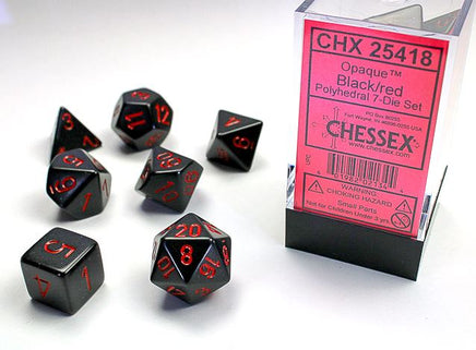 7 pc Chessex Opaque Dice Sets - Campaign Supplies