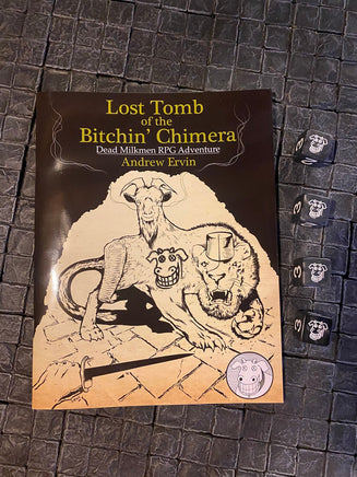 Lost Tomb of the Bitchin' Chimera - Dead Milkmen RPG Module - Campaign Supplies
