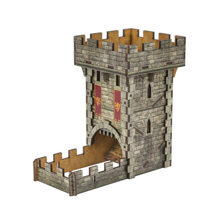 Medieval Dice Tower - Coloured - Campaign Supplies