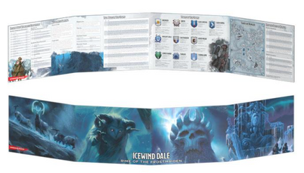 D&D Icewind Dale: Rime of the Frostmaiden DM Screen - Campaign Supplies