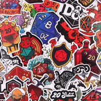 38pc D&D Sticker Set #1 - Campaign Supplies